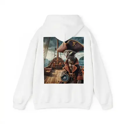 Russian Blue Cat Pirate Ship Deck