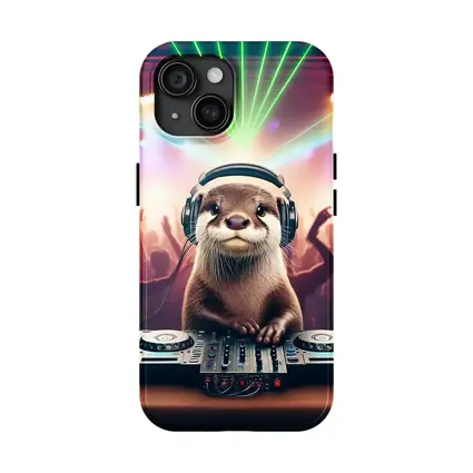 Otter DJ Spinning at Neon Club Party
