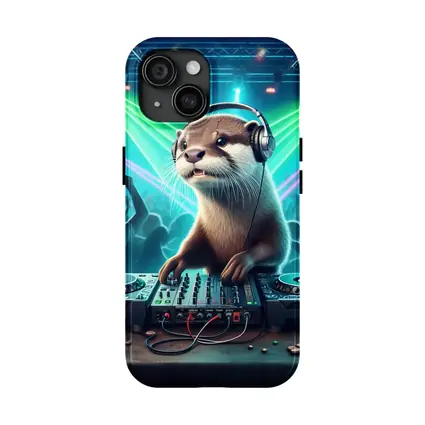 Otter DJ Spinning at Neon Club Party