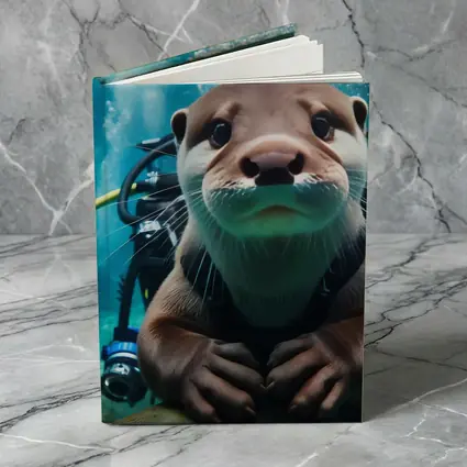 Otter Scuba Diver Underwater Ocean Adventure