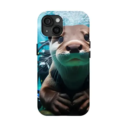 Otter Scuba Diver Underwater Ocean Adventure