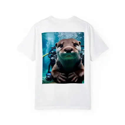Otter Scuba Diver Underwater Ocean Adventure