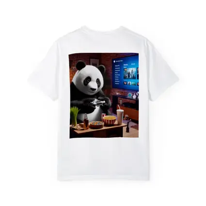 Panda Gaming Controller Cozy Living Room
