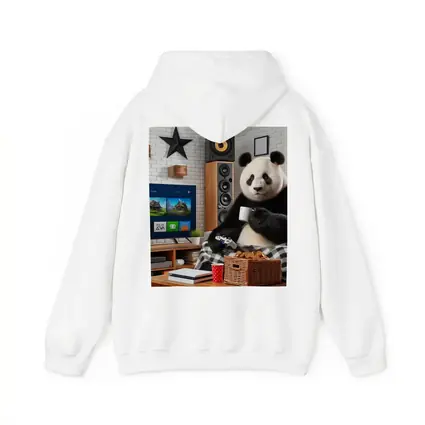 Panda Gaming Cozy Living Room Scene