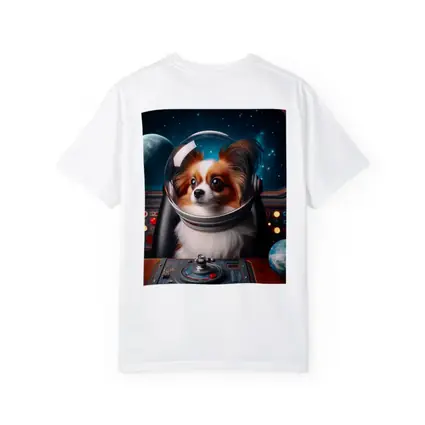 Papillon Dog Astronaut Space Cockpit