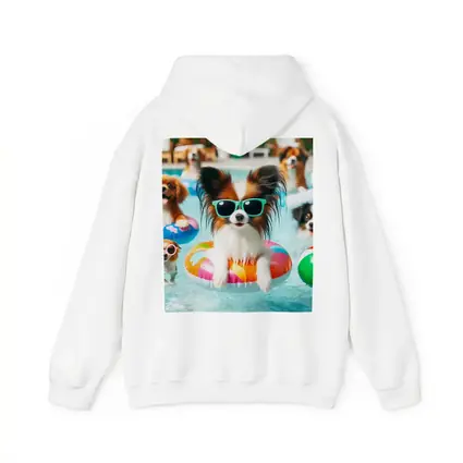 Papillon Dog Sunglasses Pool Party Summer