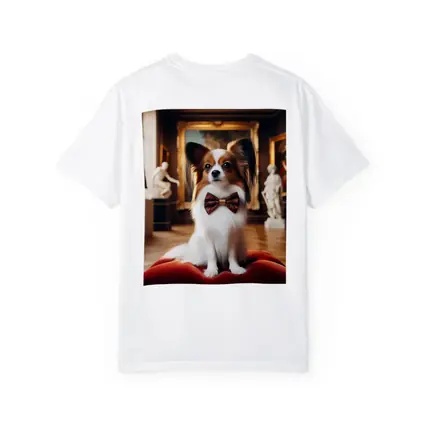 Papillon Dog Bow Tie Classical Museum Gallery