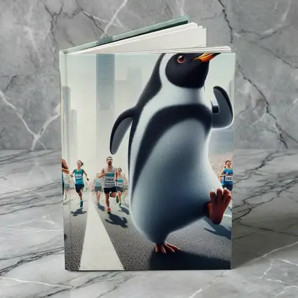 Penguin Running City Marathon Race