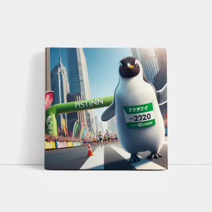 Penguin Running Marathon City Finish Line