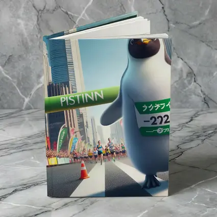 Penguin Running Marathon City Finish Line