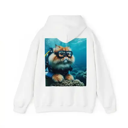 Persian Cat Scuba Diving Underwater Coral Reef