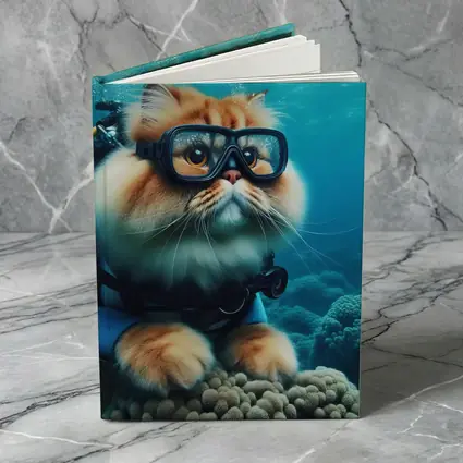 Persian Cat Scuba Diving Underwater Coral Reef