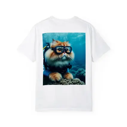 Persian Cat Scuba Diving Underwater Coral Reef