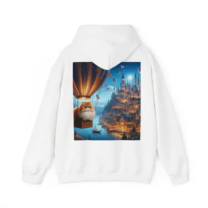 Persian Cat Hot Air Balloon Fantasy Castle