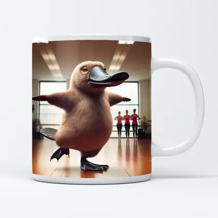 Platypus Dancing In Ballet Studio