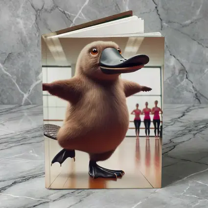 Platypus Dancing In Ballet Studio