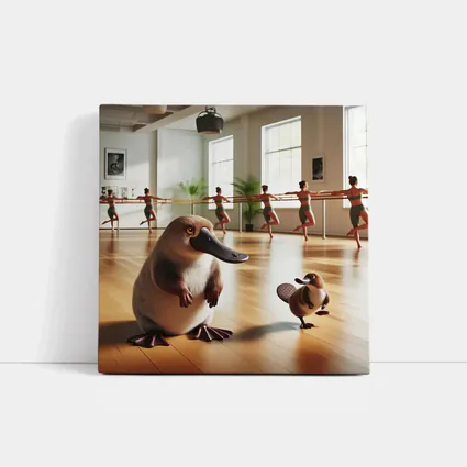 Platypus Duo In Ballet Dance Studio