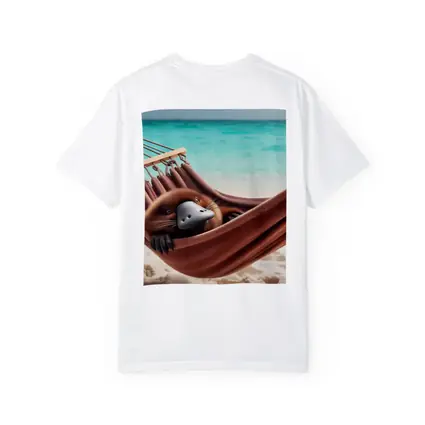 Platypus Relaxing In Beach Hammock