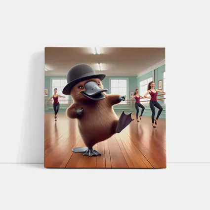 Platypus Dancing Bowler Hat Ballet Studio