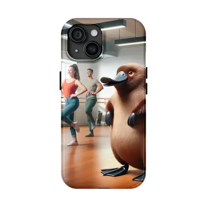 Platypus Dancing in Modern Dance Studio
