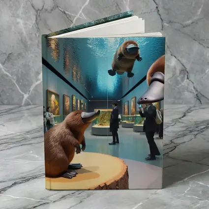 Platypus Art Gallery Museum Aquarium Scene