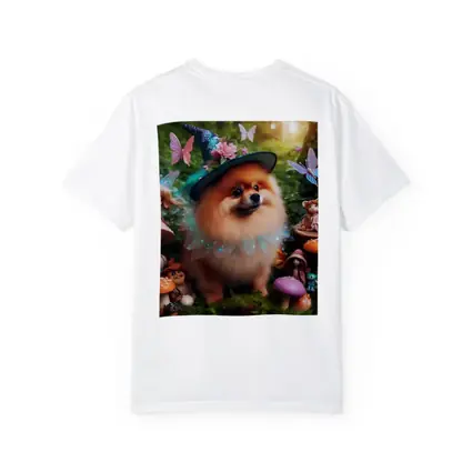 Pomeranian Wizard Hat Magical Forest Fantasy
