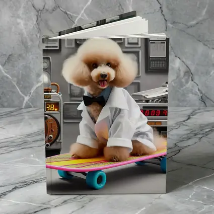 Poodle Dog Scientist Lab Hoverboard Skateboard