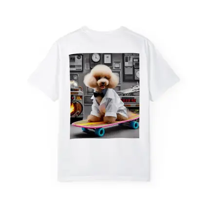 Poodle Dog Scientist Lab Hoverboard Skateboard