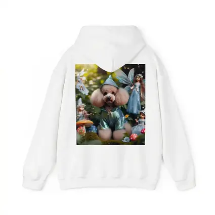 Poodle Dog Fairy Forest Fantasy Scene