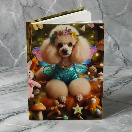 Poodle Fairy Wings Enchanted Forest Fantasy