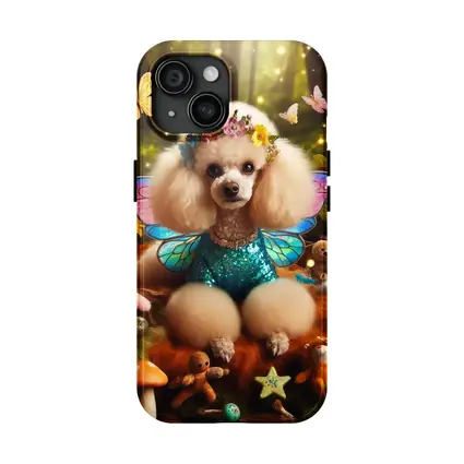 Poodle Fairy Wings Enchanted Forest Fantasy