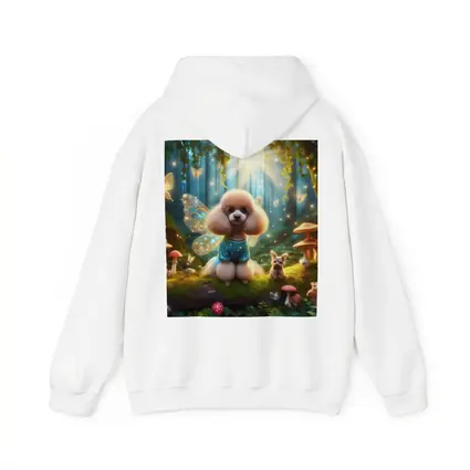 Fairy Poodle Dog Enchanted Forest Scene