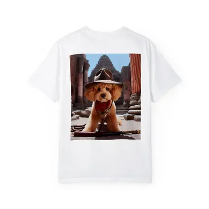 Poodle Dog Explorer Ancient Temple Ruins