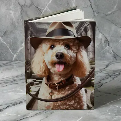 Poodle Explorer Hat Ancient Temple Ruins