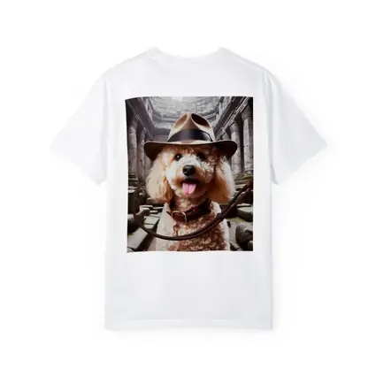 Poodle Explorer Hat Ancient Temple Ruins