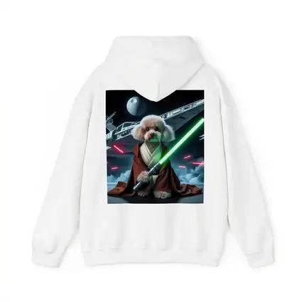 Poodle Jedi Knight Space Battle Scene
