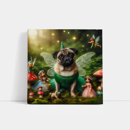 Pug Dog Fairy Costume Enchanted Forest