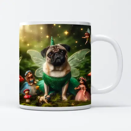 Pug Dog Fairy Costume Enchanted Forest