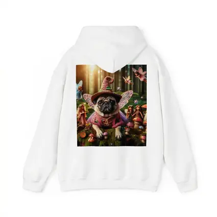 Pug Dog Fairy Wizard Enchanted Forest