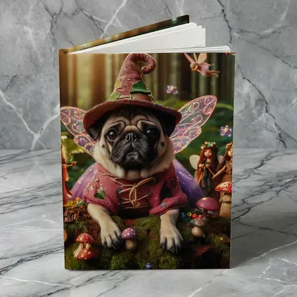 Pug Dog Fairy Wizard Enchanted Forest