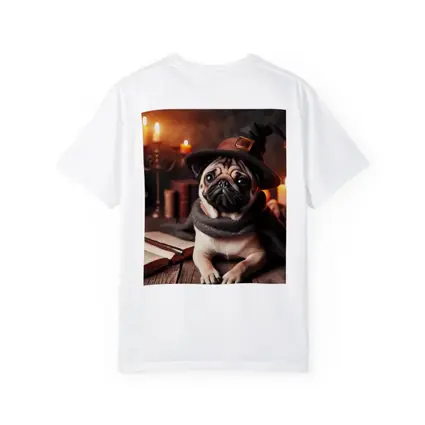 Wizard Pug Dog Wearing Witch Hat Candles