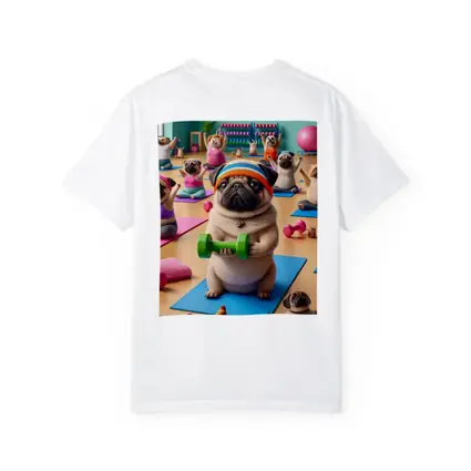 Pug Dog Workout Fitness Gym Class