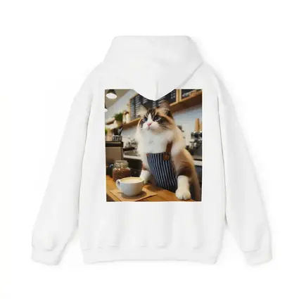 Ragdoll Cat Barista Coffee Shop Art