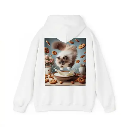 Ragdoll Cat Jumping Milk Bowl Cookies