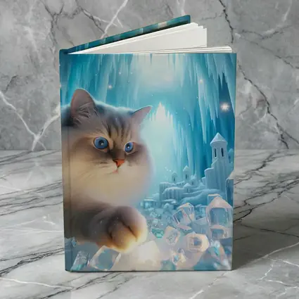 Ragdoll Cat Blue Eyes Ice Crystal Cave