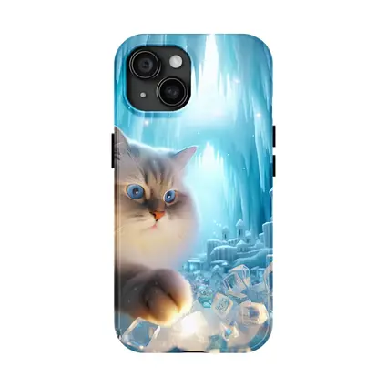 Ragdoll Cat Blue Eyes Ice Crystal Cave