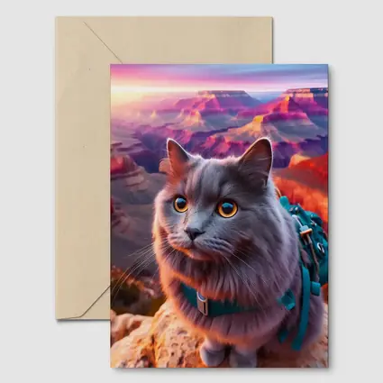 Gray Cat Grand Canyon Sunset Adventure
