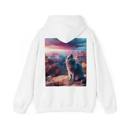 Russian Blue Cat Grand Canyon Sunset