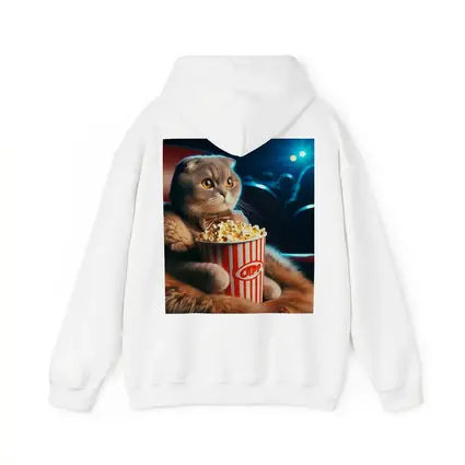 Scottish Fold Cat Cinema Popcorn Bow Tie