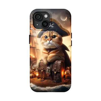 Scottish Fold Pirate Cat Treasure Island Fantasy